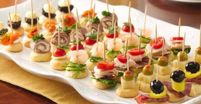 غذای لقمه ای خوشمزه تولد