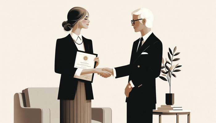 اخذ مدرک زبان