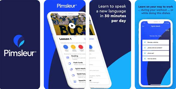 اپلیکیشن Pimsleur