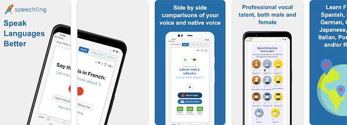 اپلیکیشن Speechling