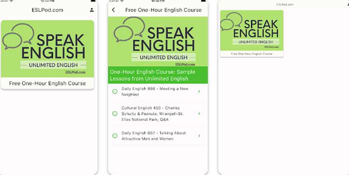 اپلیکیشن ESLPod