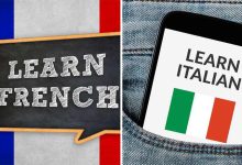 مقایسه کامل یادگیر زبان ایتالیایی وفرانسوی