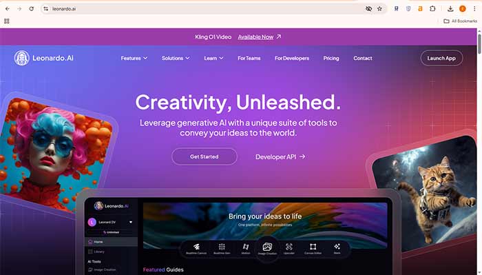 سایت Leonardo.Ai – لئوناردو 