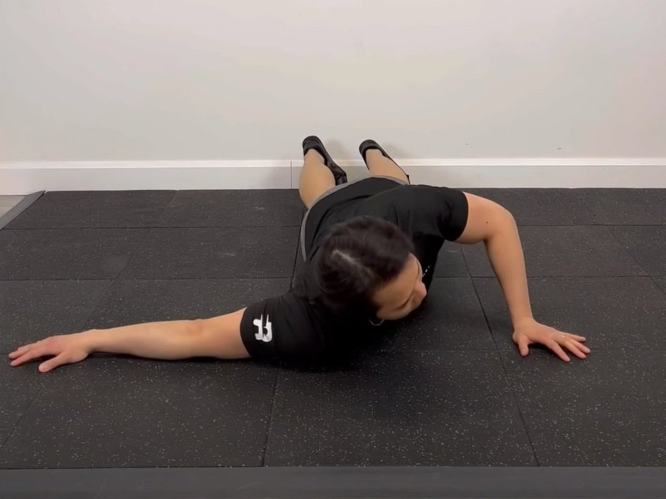 Floor Chest Stretch — Rehab Hero